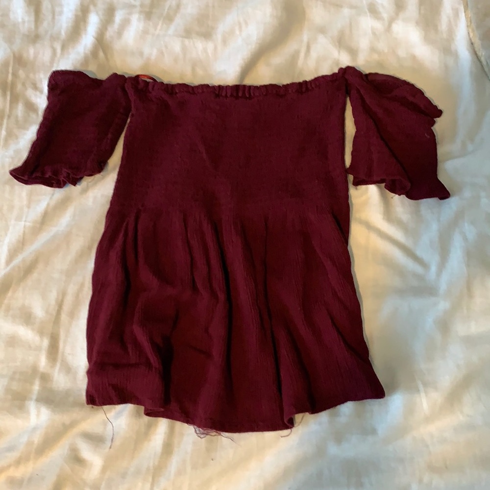 off the shoulders top